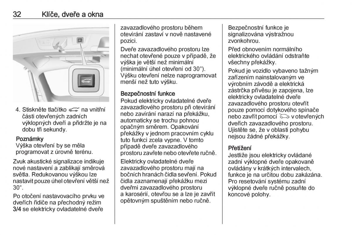 Opel Insignia B navod k obsludze / page 34