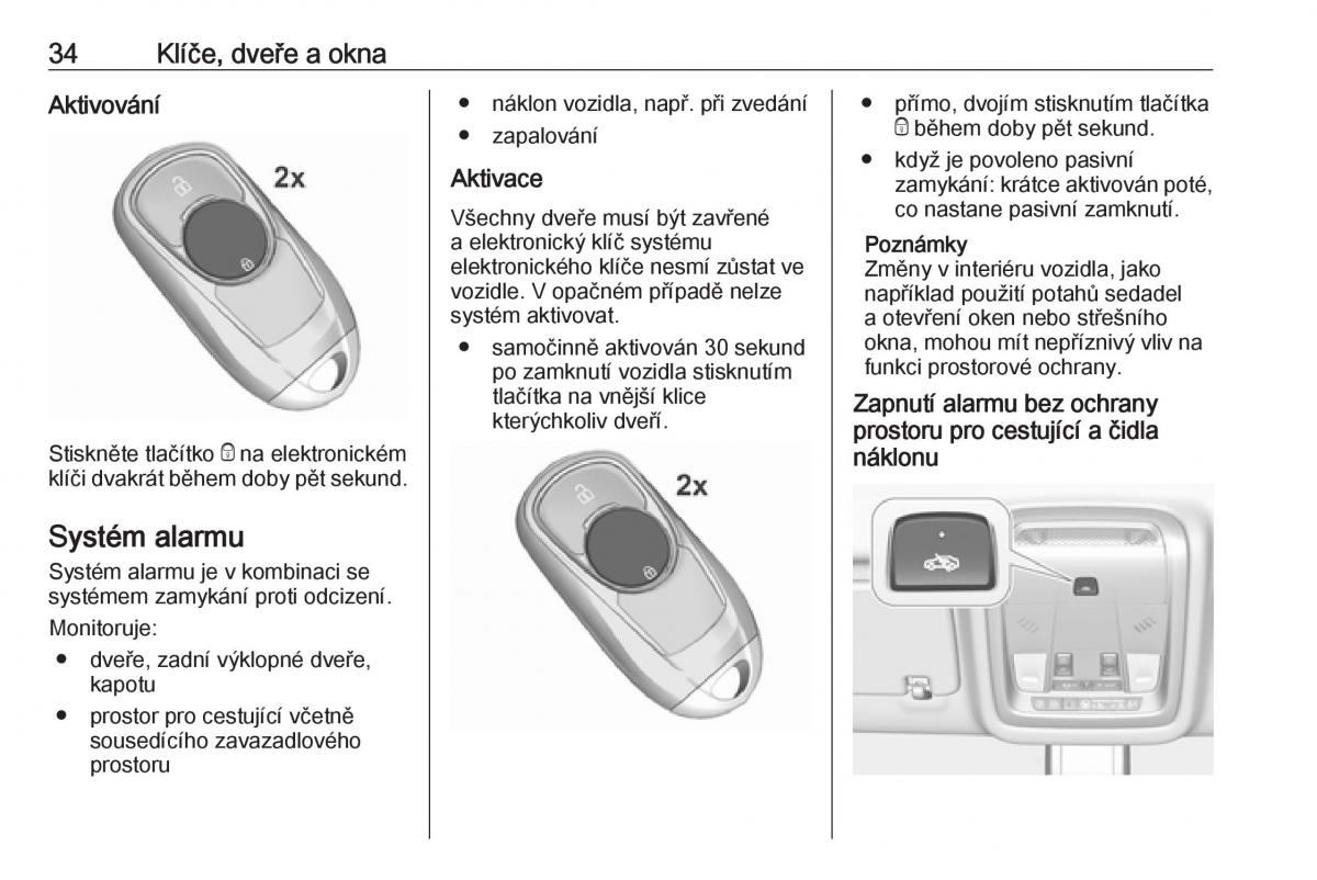 Opel Insignia B navod k obsludze / page 36