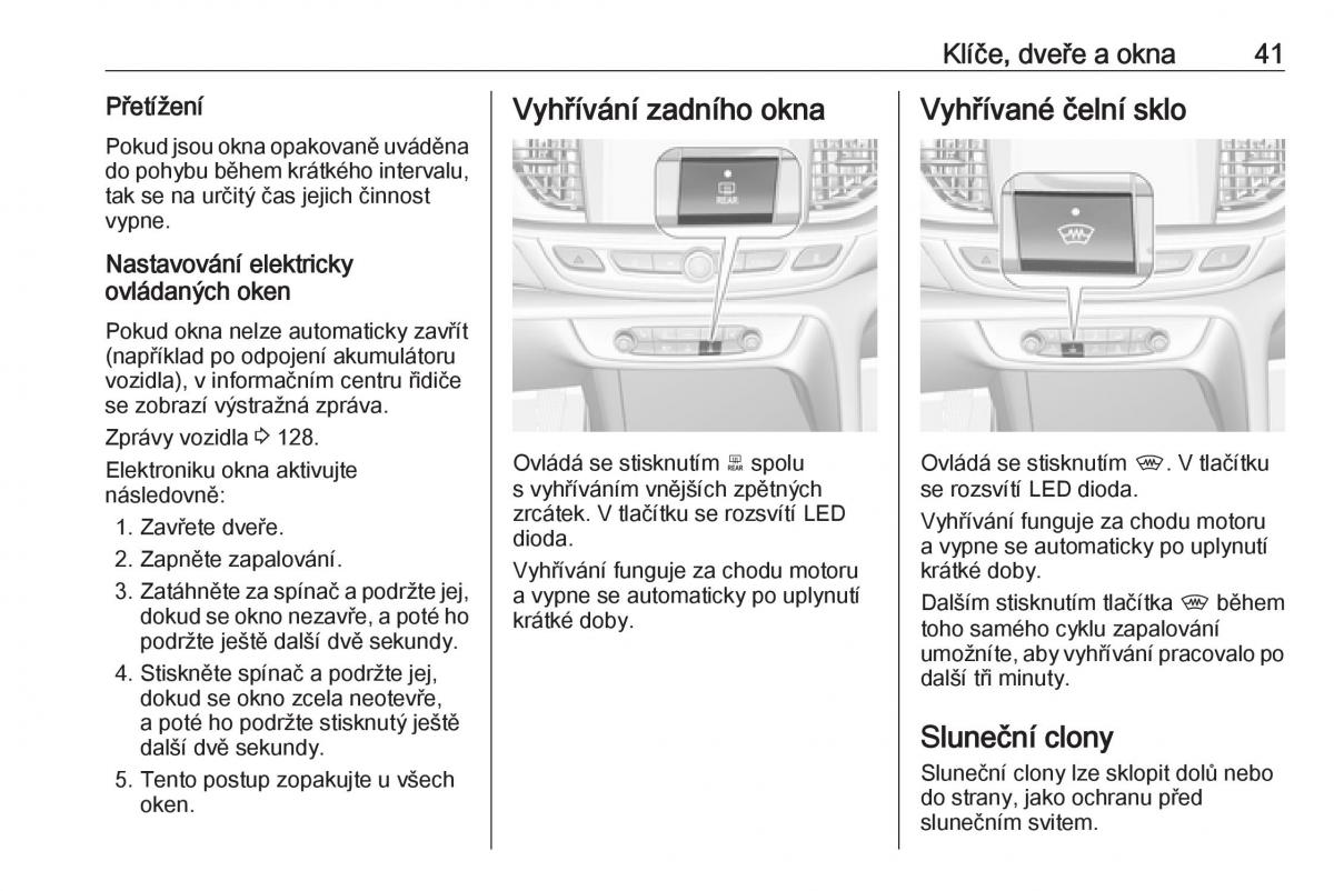 Opel Insignia B navod k obsludze / page 43