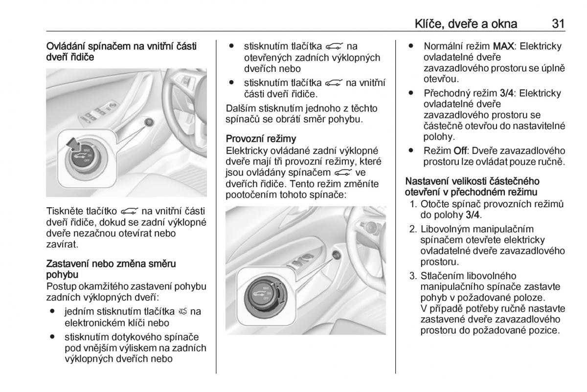 Opel Insignia B navod k obsludze / page 33