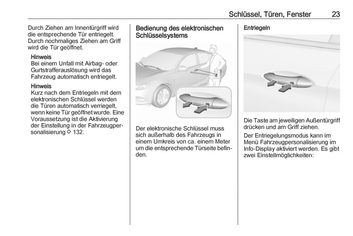 Opel Insignia B Handbuch / page 25