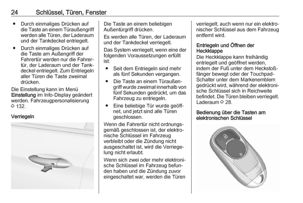Opel Insignia B Handbuch / page 26
