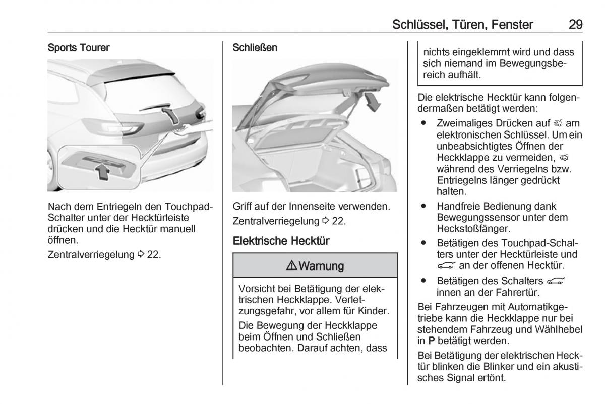 Opel Insignia B Handbuch / page 31