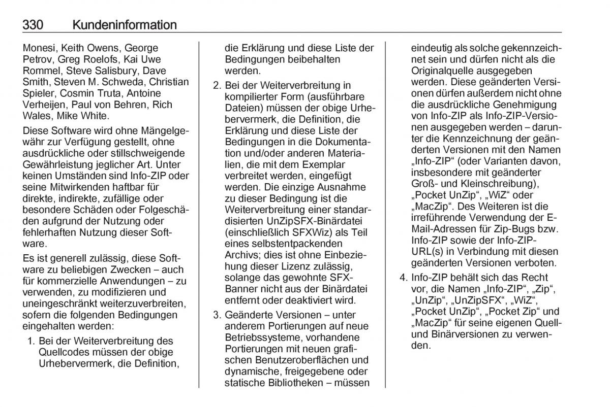 Opel Insignia B Handbuch / page 332