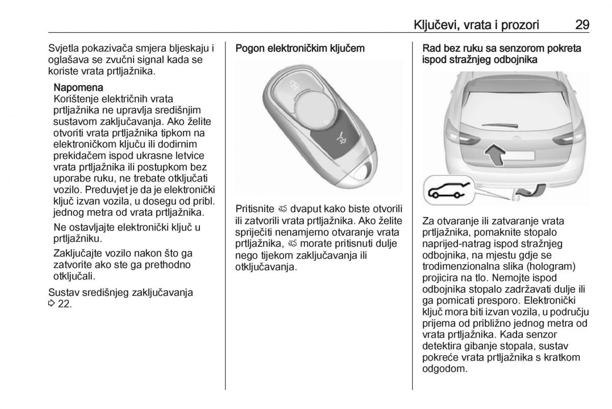Opel Insignia B vlasnicko uputstvo / page 31