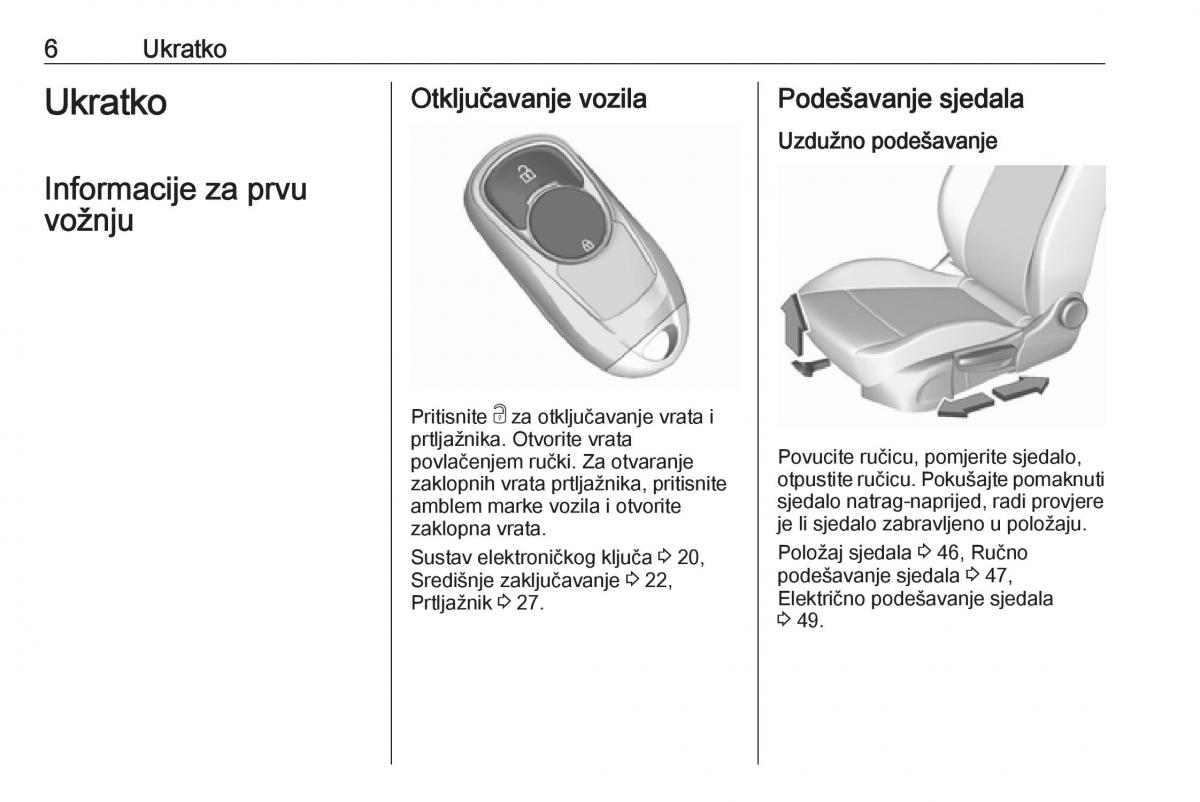 Opel Insignia B vlasnicko uputstvo / page 8