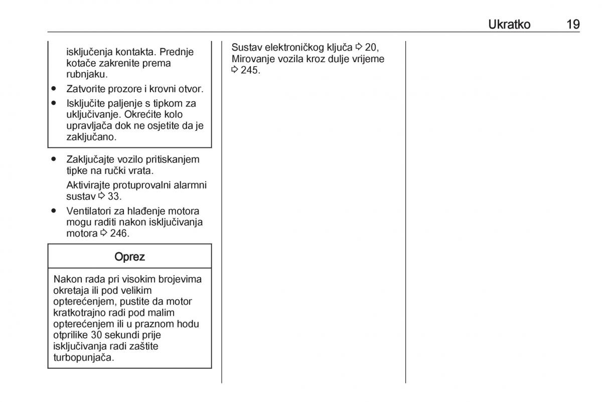 Opel Insignia B vlasnicko uputstvo / page 21