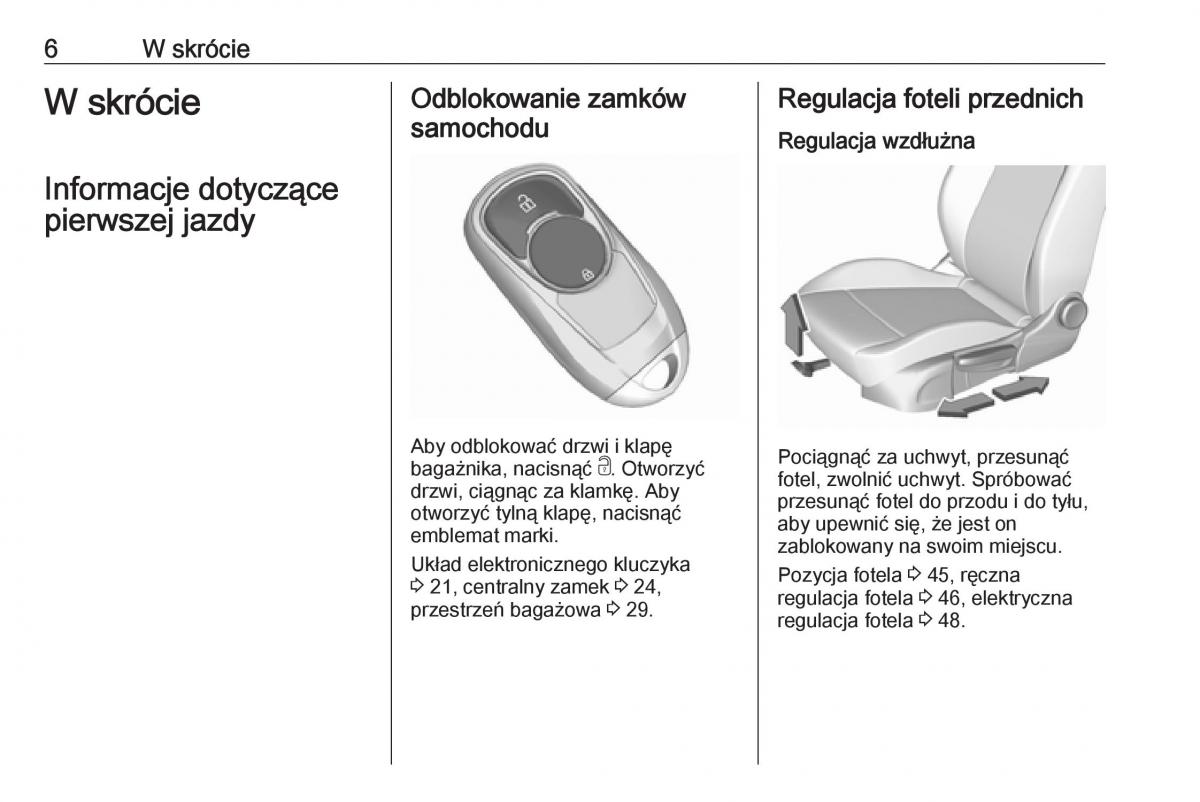 Opel Insignia B instrukcja obslugi / page 8