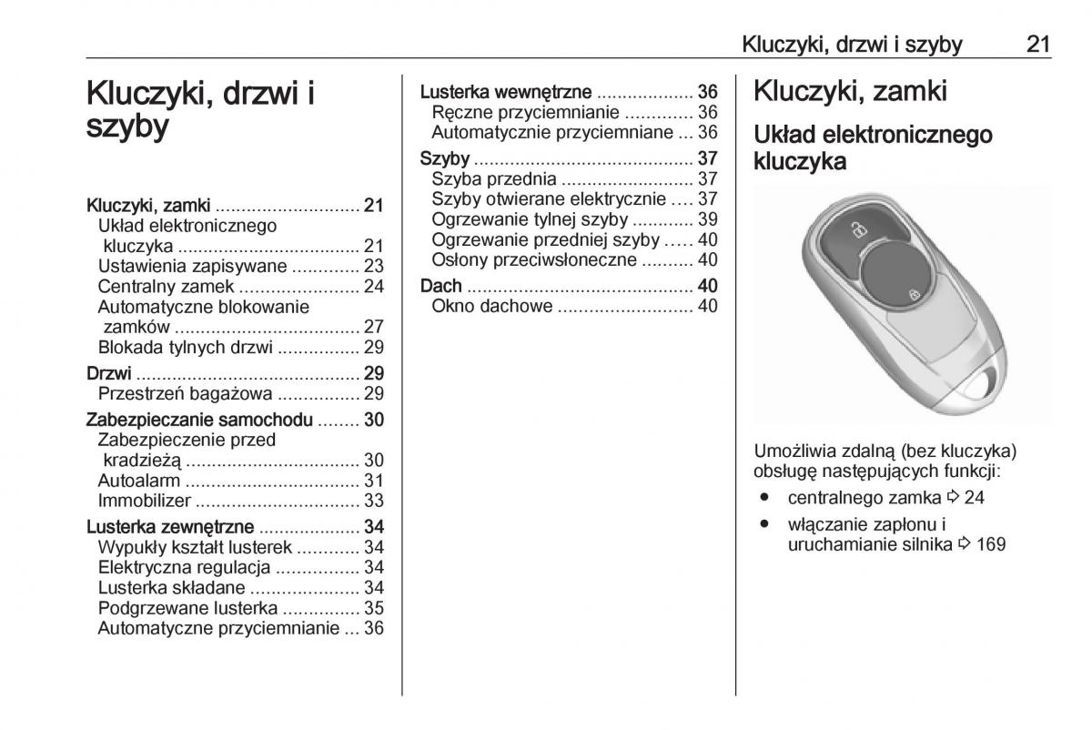 Opel Insignia B instrukcja obslugi / page 23