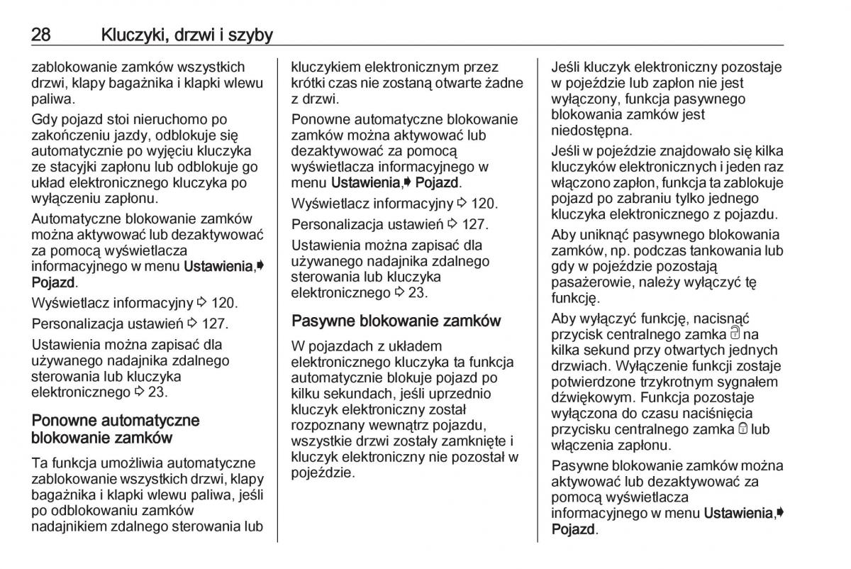 Opel Insignia B instrukcja obslugi / page 30