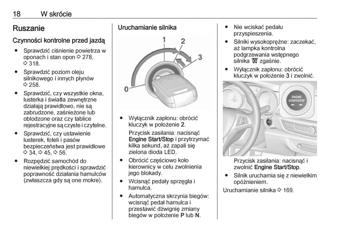 Opel Insignia B instrukcja obslugi / page 20