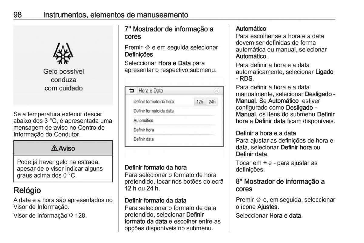 Opel Insignia B manual del propietario / page 100