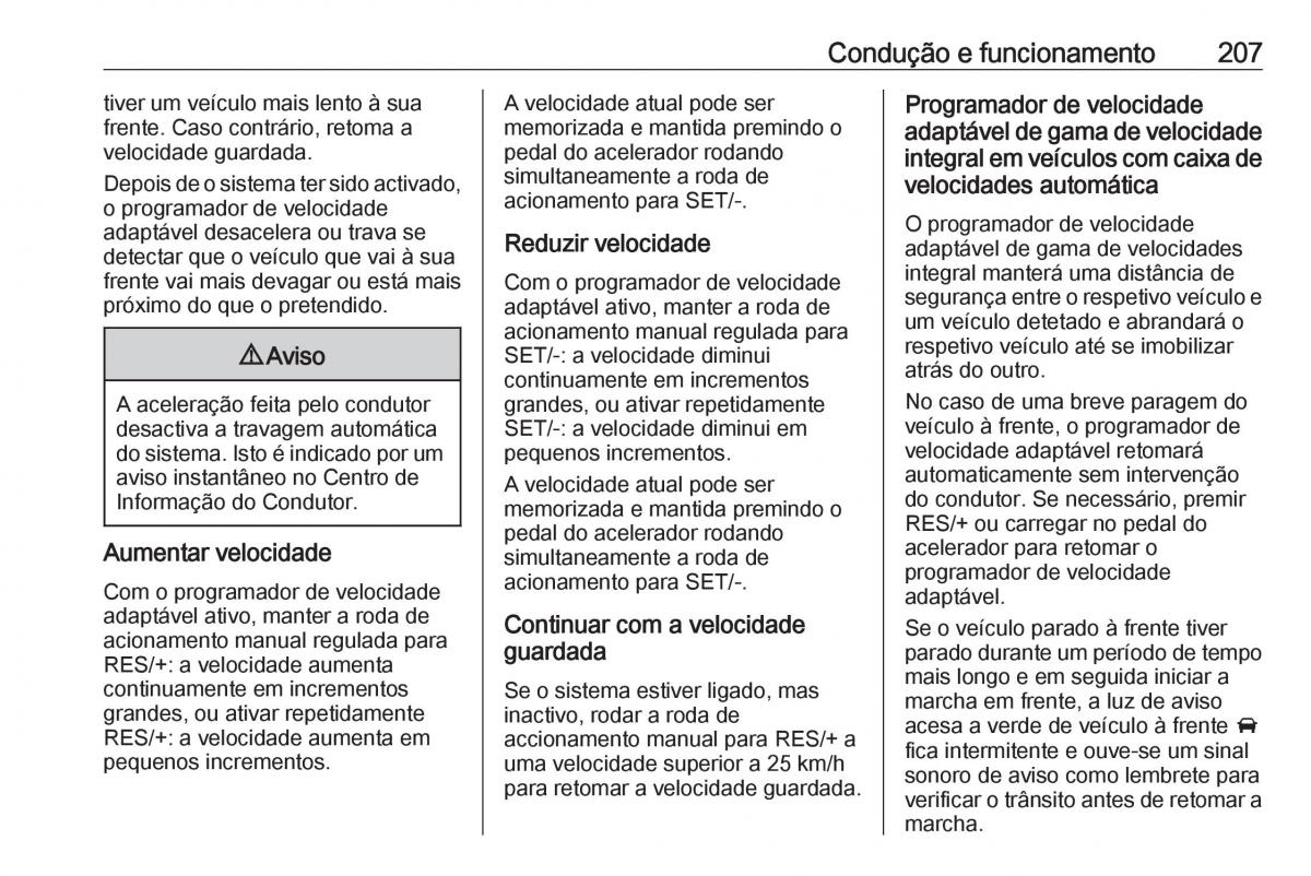 Opel Insignia B manual del propietario / page 209