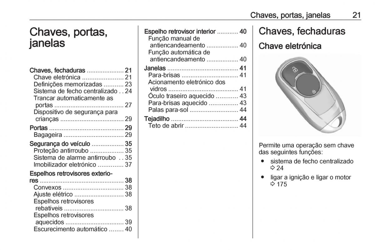 Opel Insignia B manual del propietario / page 23