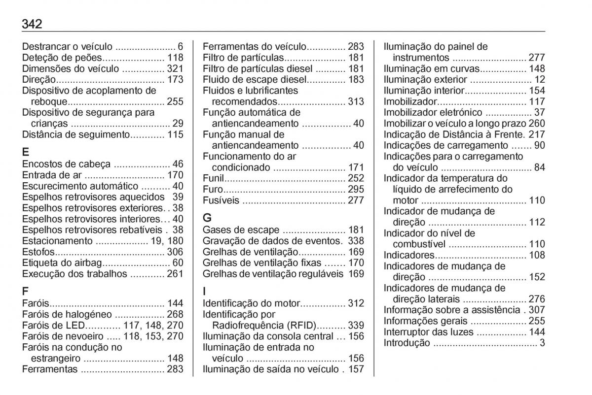 Opel Insignia B manual del propietario / page 344