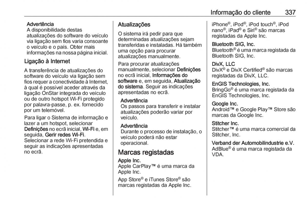 Opel Insignia B manual del propietario / page 339