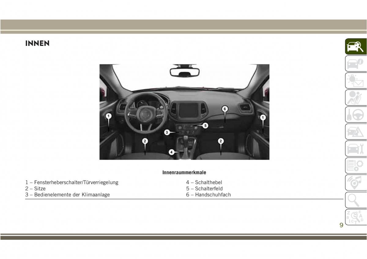 Jeep Compass II 2 Handbuch / page 11