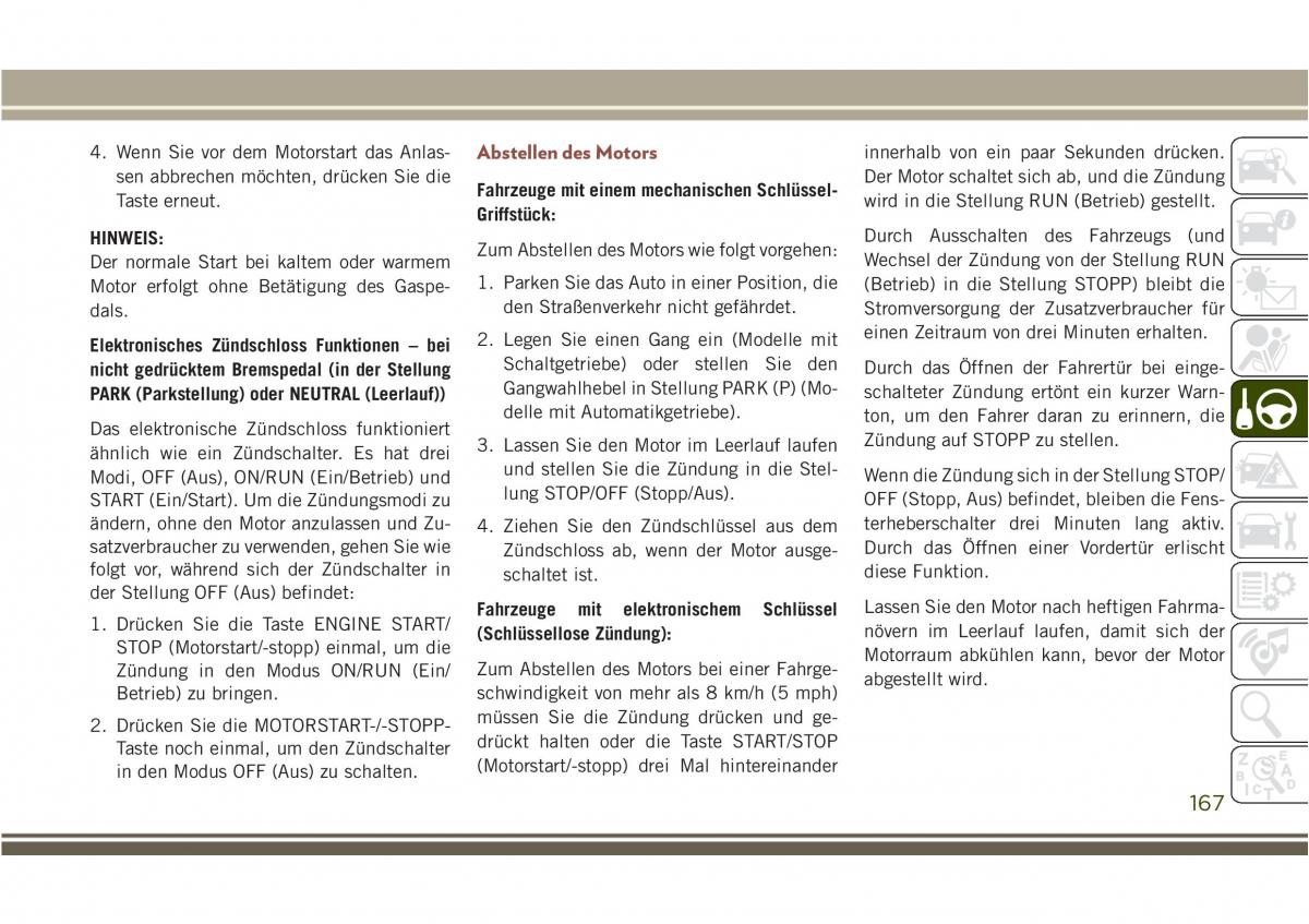 Jeep Compass II 2 Handbuch / page 169
