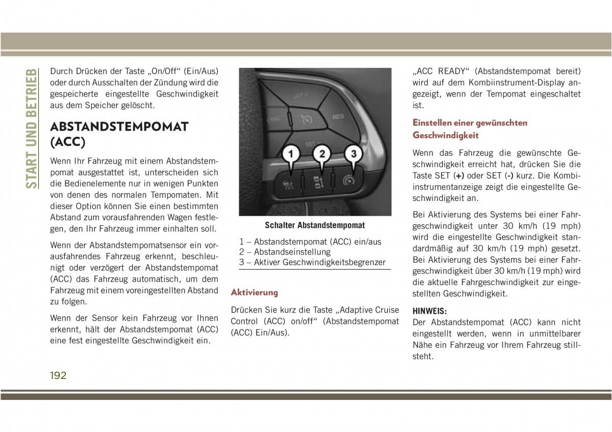Jeep Compass II 2 Handbuch / page 194