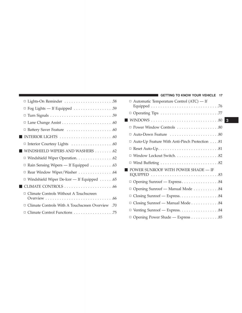 Jeep Compass II 2 owners manual / page 19