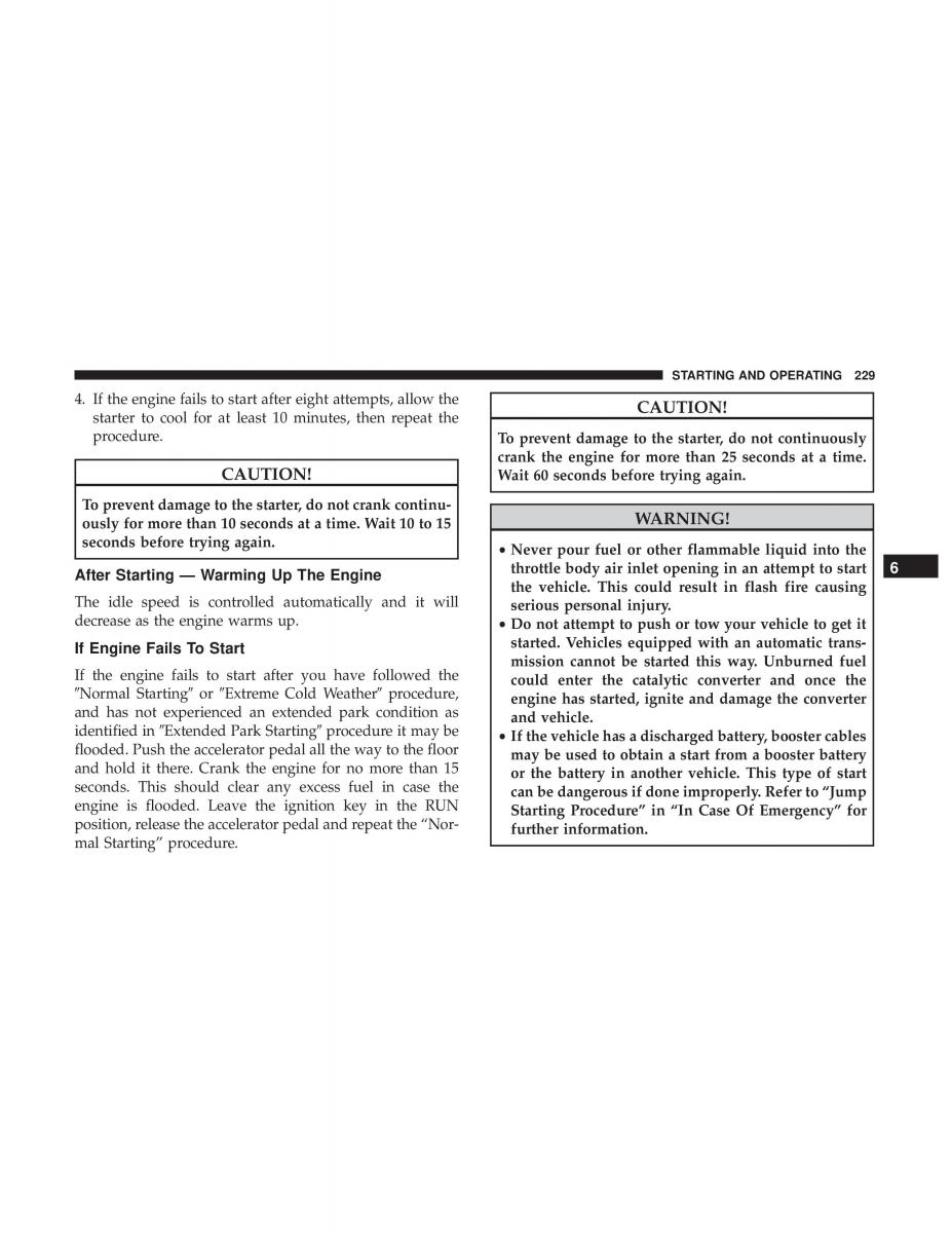 Jeep Compass II 2 owners manual / page 230