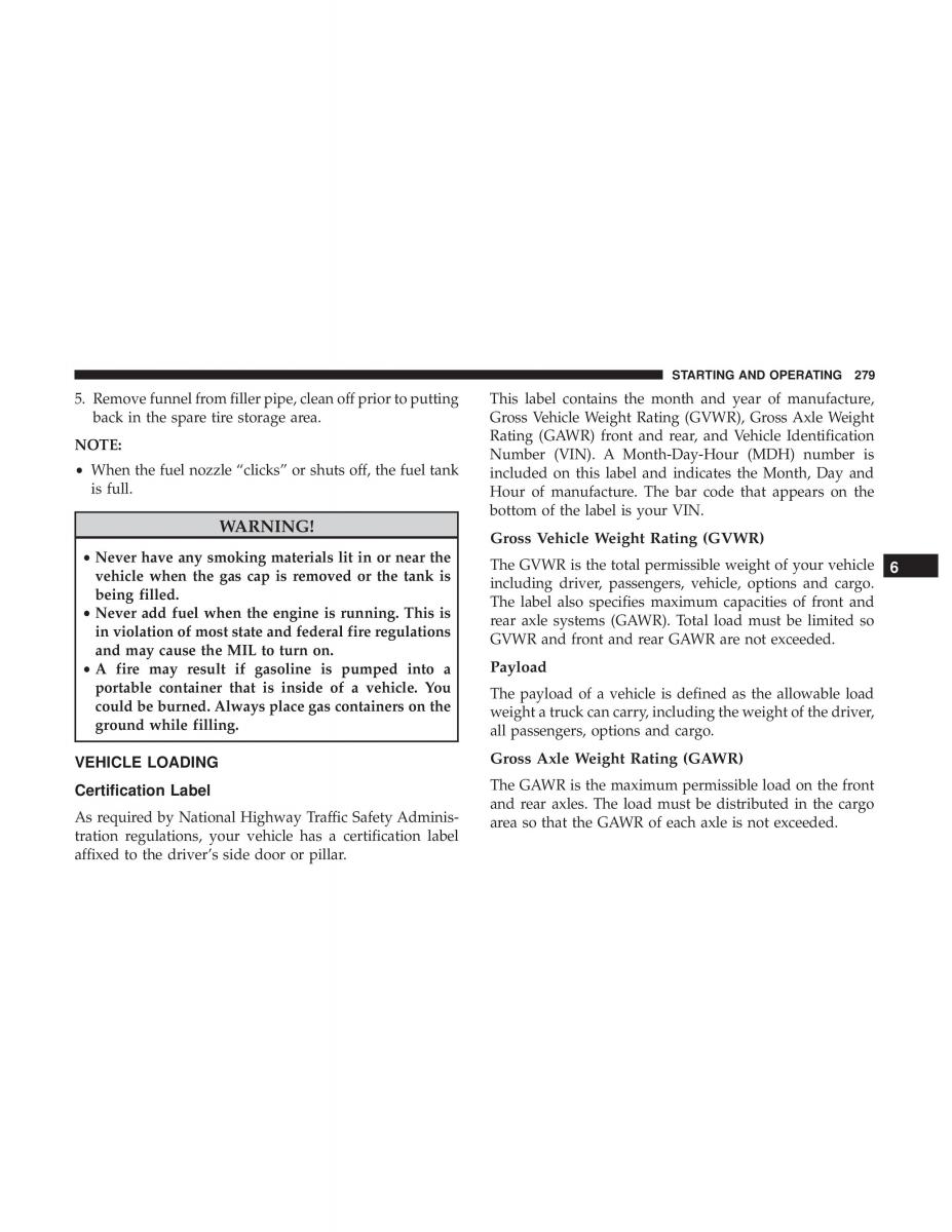 Jeep Compass II 2 owners manual / page 280