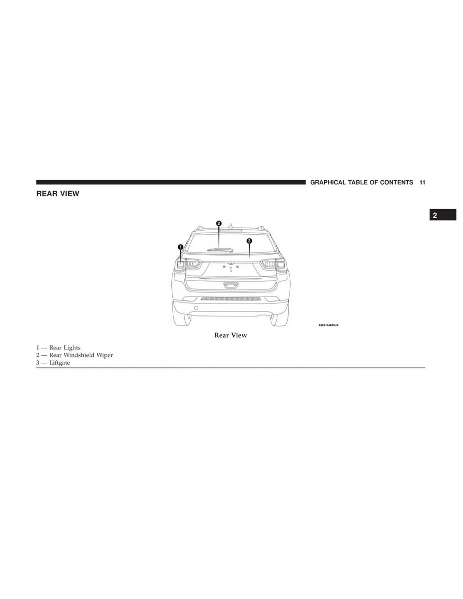 Jeep Compass II 2 owners manual / page 13