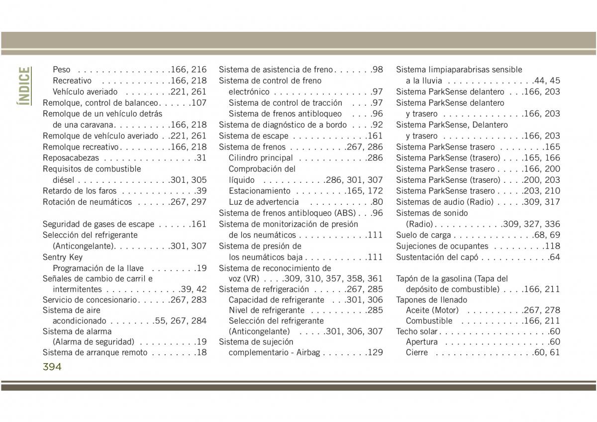 Jeep Compass II 2 manual del propietario / page 396