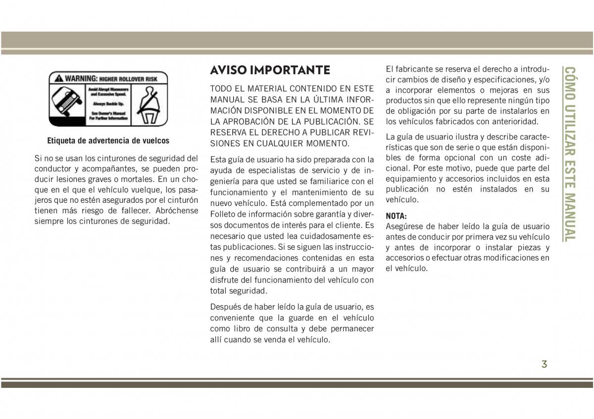Jeep Compass II 2 manual del propietario / page 5
