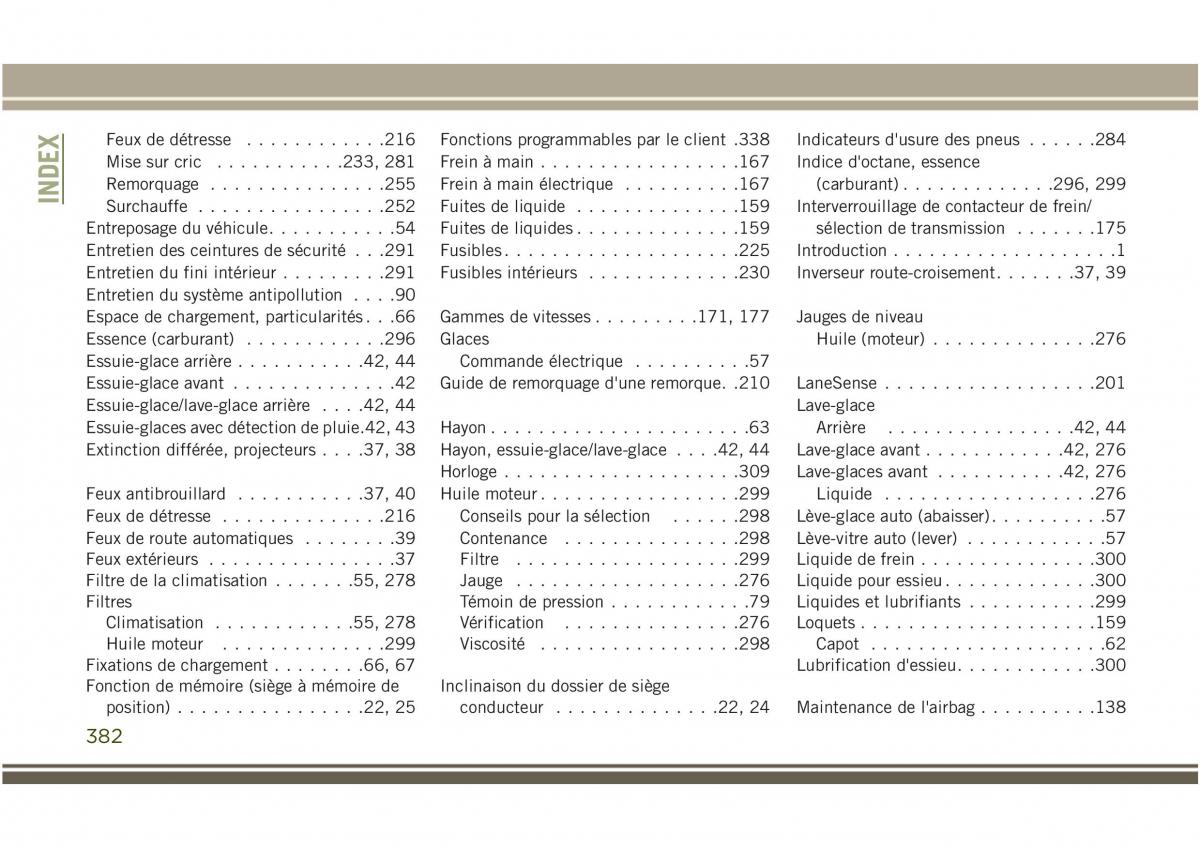 Jeep Compass II 2 manuel du proprietaire / page 384