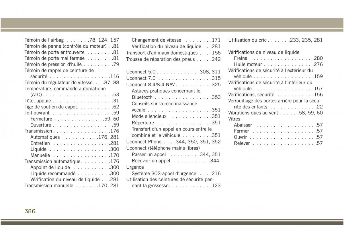 Jeep Compass II 2 manuel du proprietaire / page 388