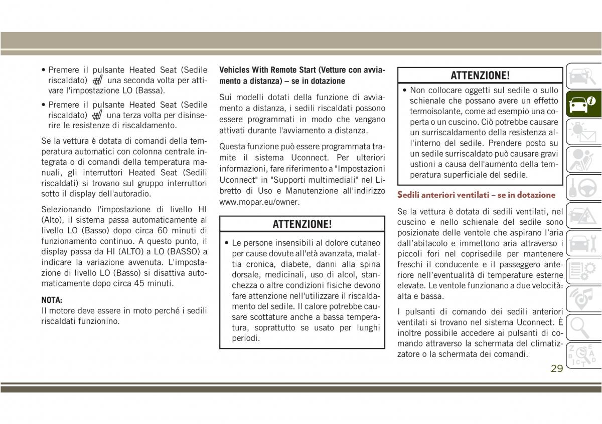 Jeep Compass II 2 manuale del proprietario / page 31