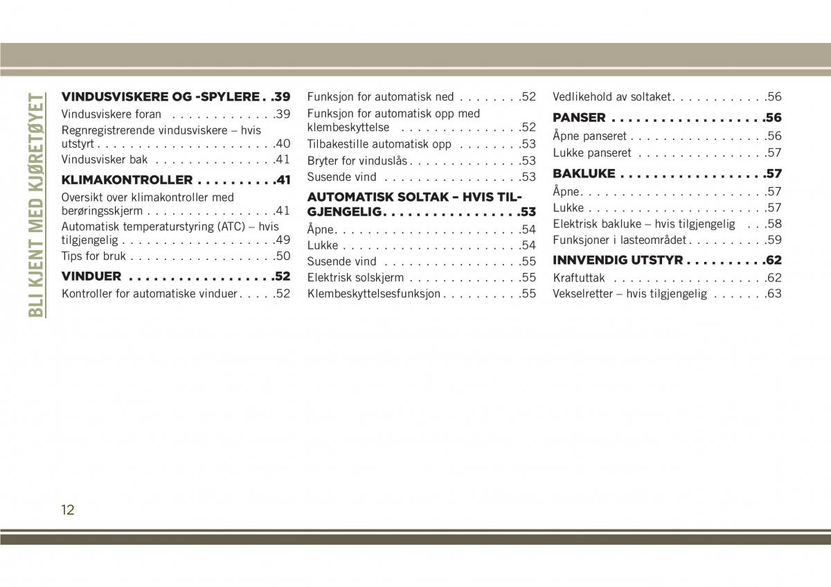 Jeep Compass II 2 bruksanvisningen / page 14