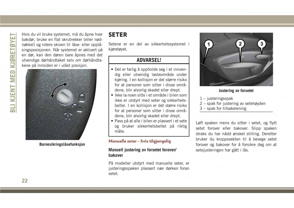 Jeep Compass II 2 bruksanvisningen / page 24