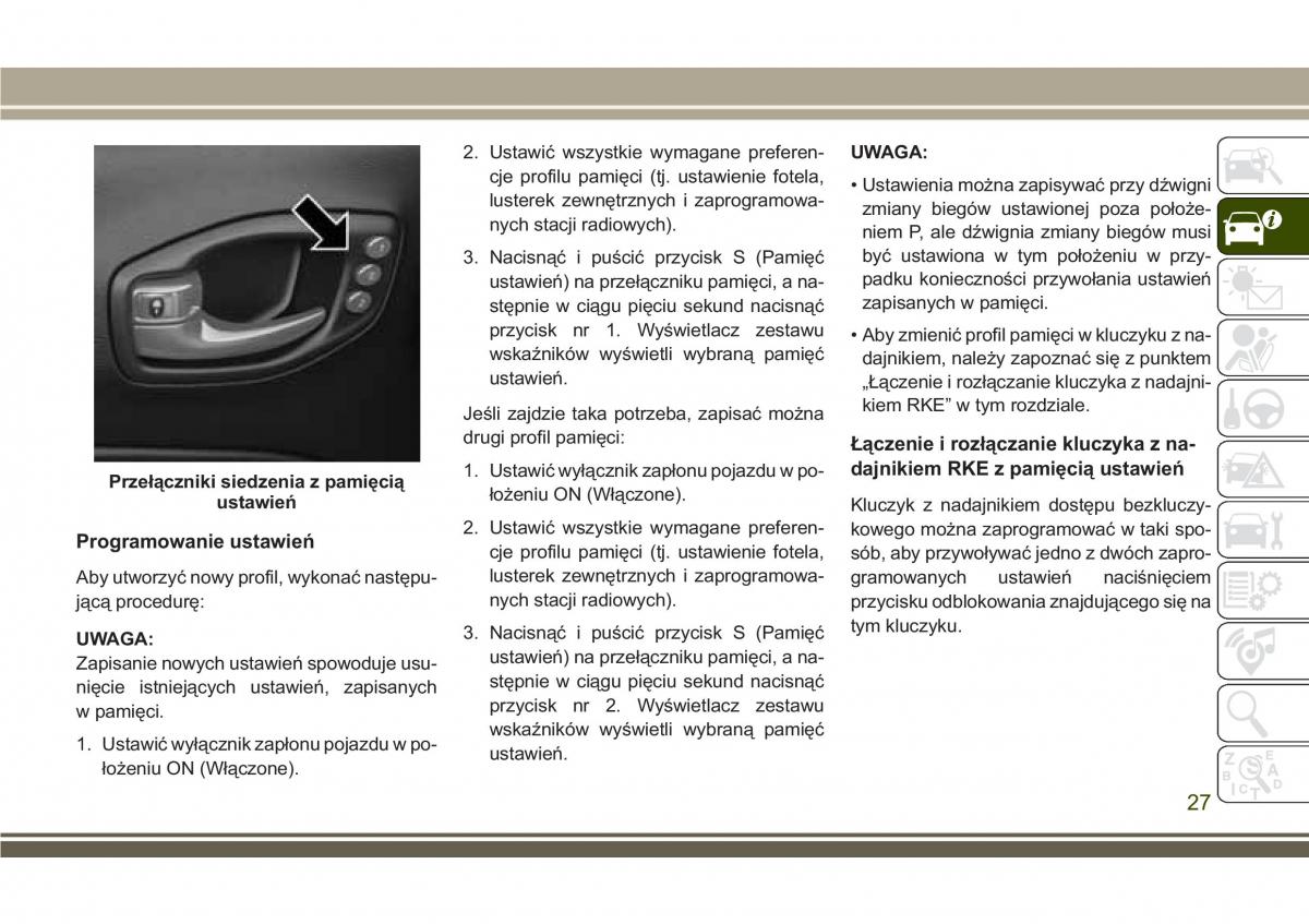 Jeep Compass II 2 instrukcja obslugi / page 29