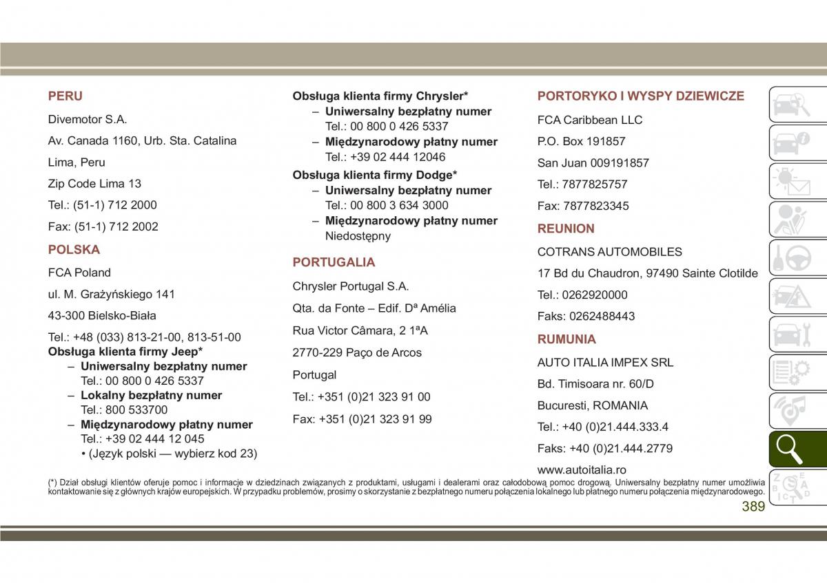 Jeep Compass II 2 instrukcja obslugi / page 391