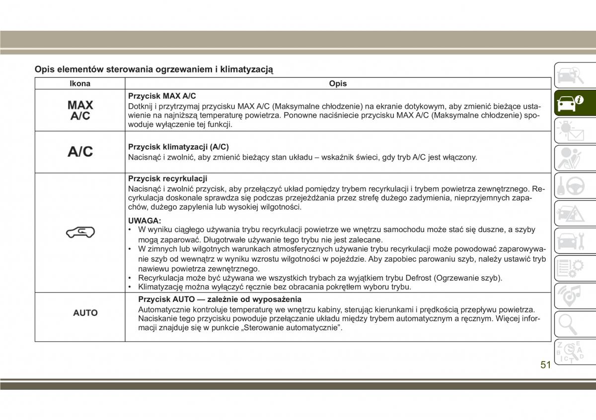 Jeep Compass II 2 instrukcja obslugi / page 53