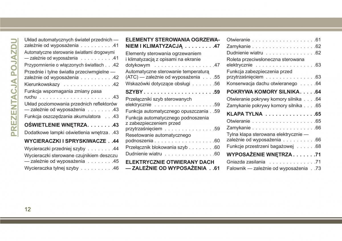 Jeep Compass II 2 instrukcja obslugi / page 14