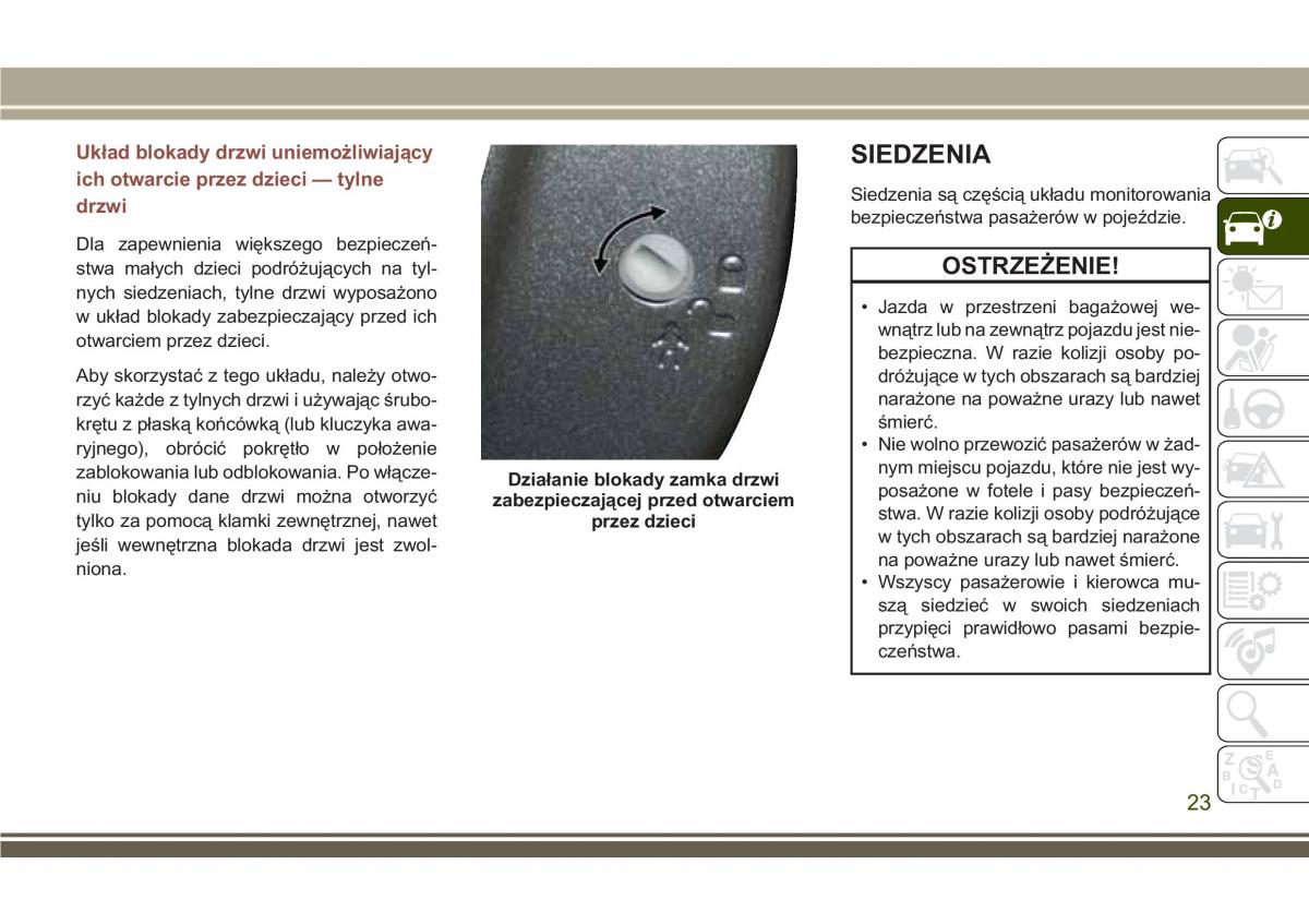 Jeep Compass II 2 instrukcja obslugi / page 25