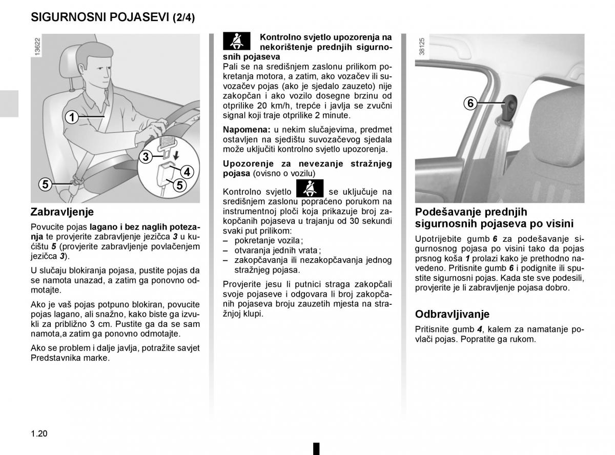 Renault Captur vlasnicko uputstvo / page 26