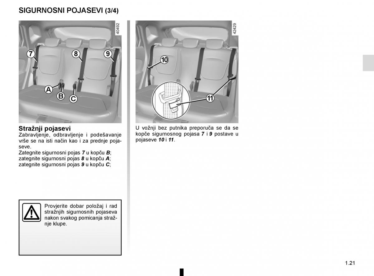 Renault Captur vlasnicko uputstvo / page 27