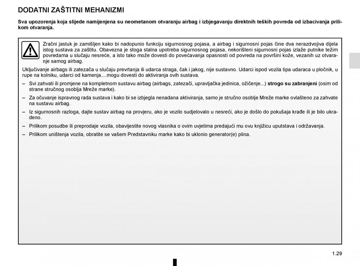 Renault Captur vlasnicko uputstvo / page 35