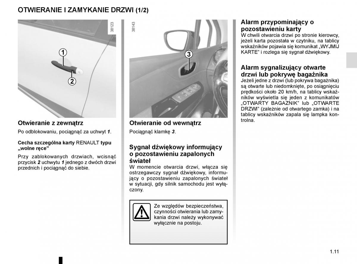 Renault Captur instrukcja obslugi / page 17