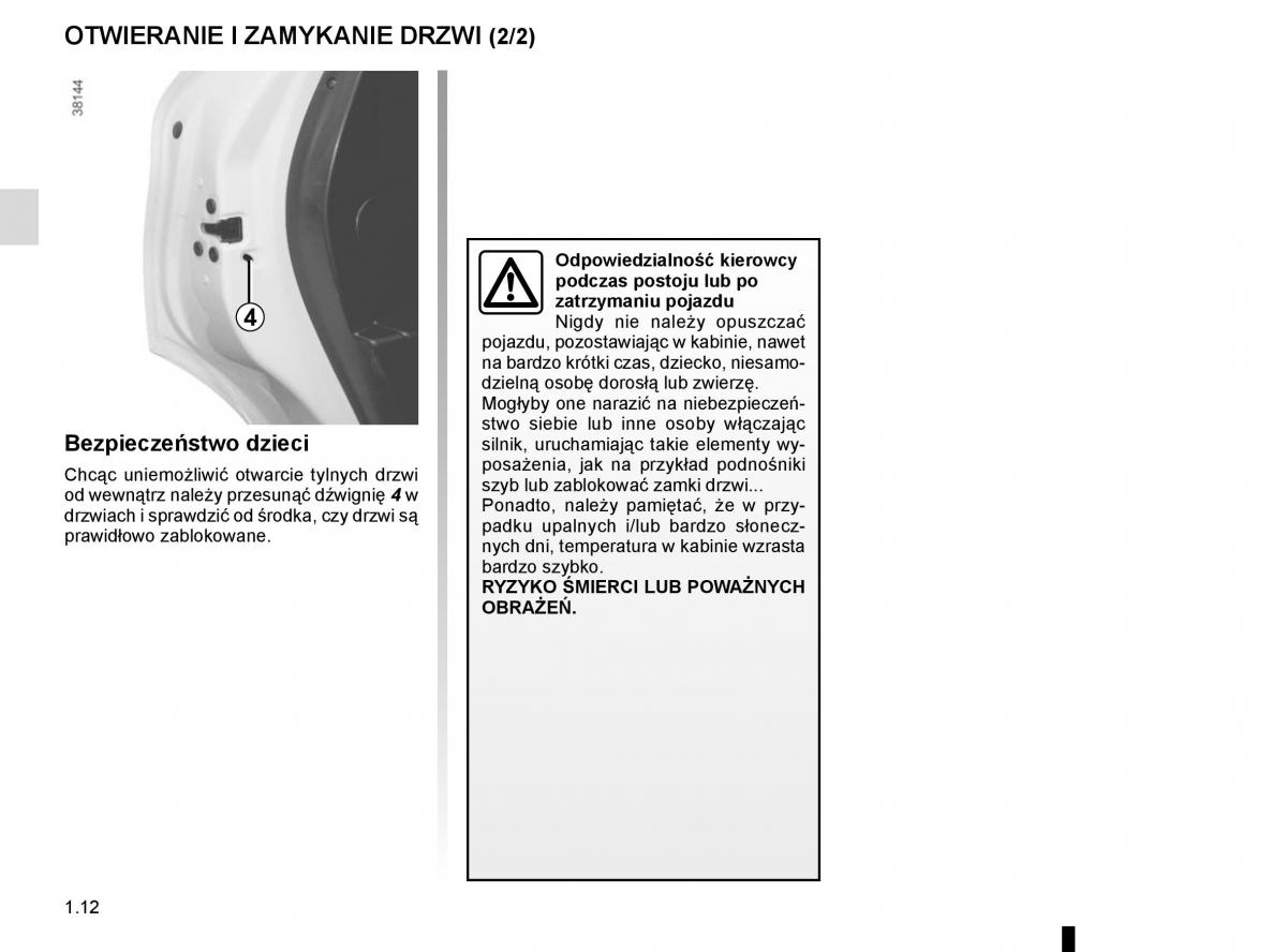 Renault Captur instrukcja obslugi / page 18