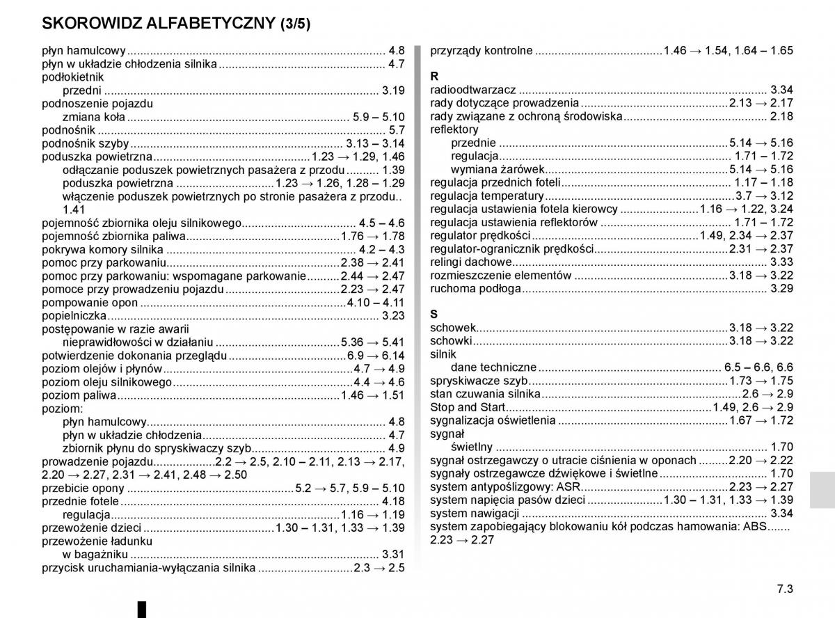 Renault Captur instrukcja obslugi / page 255