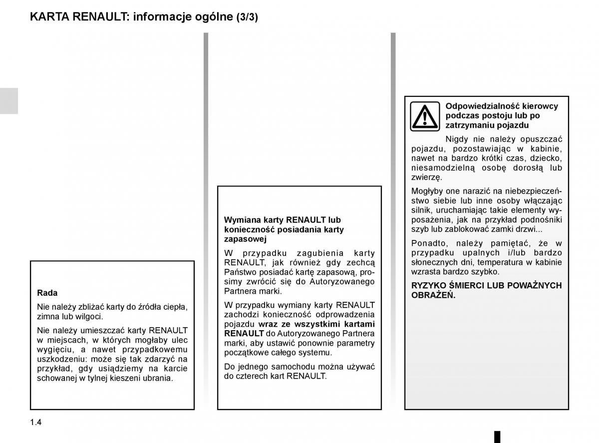 Renault Captur instrukcja obslugi / page 10