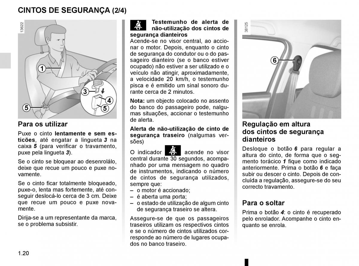 Renault Captur manual del propietario / page 26