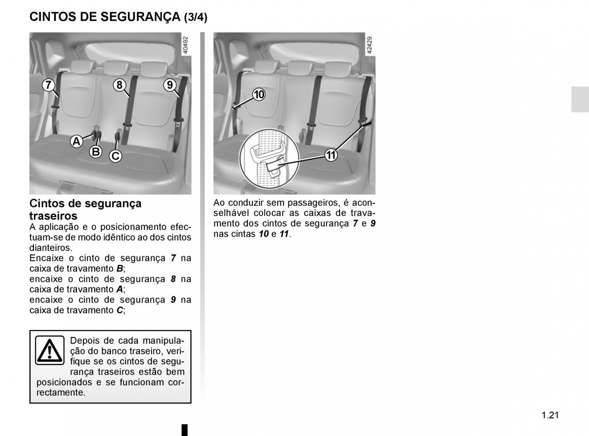 Renault Captur manual del propietario / page 27