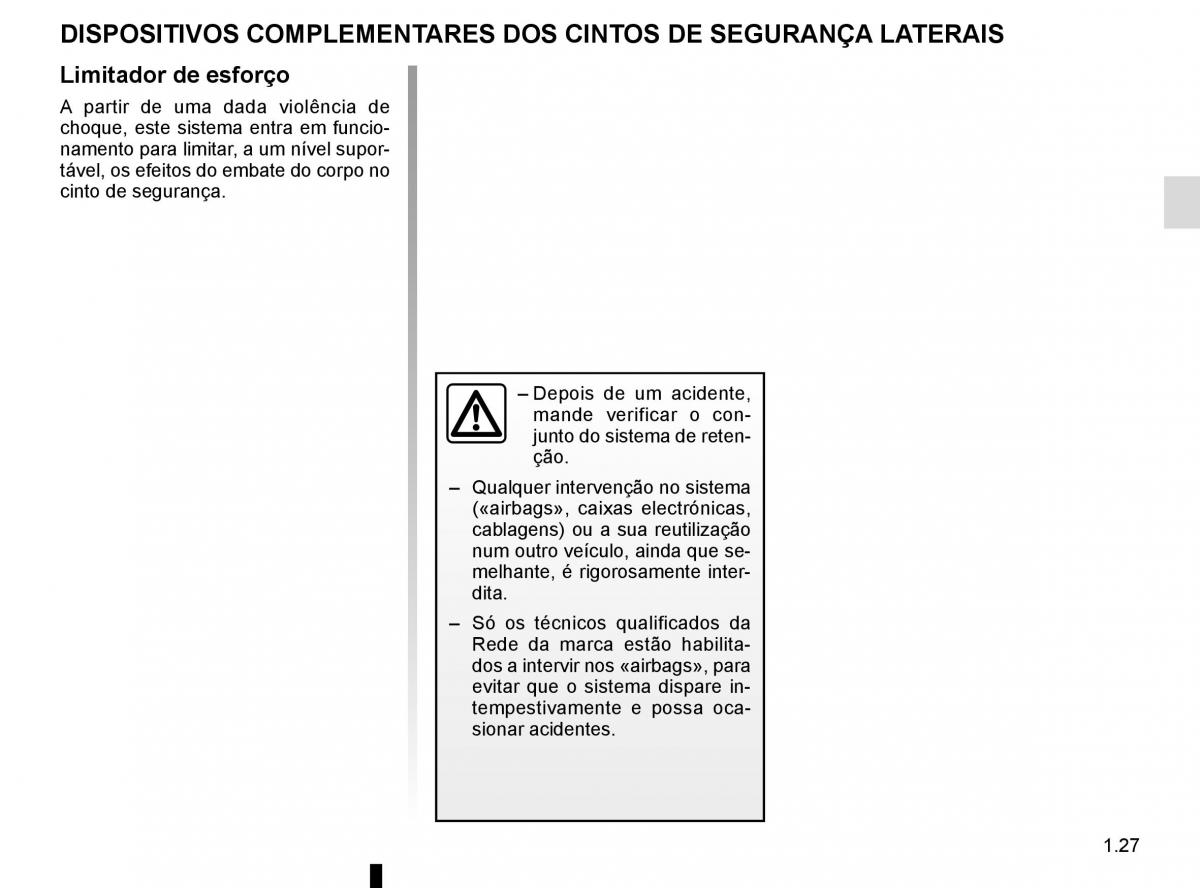 Renault Captur manual del propietario / page 33