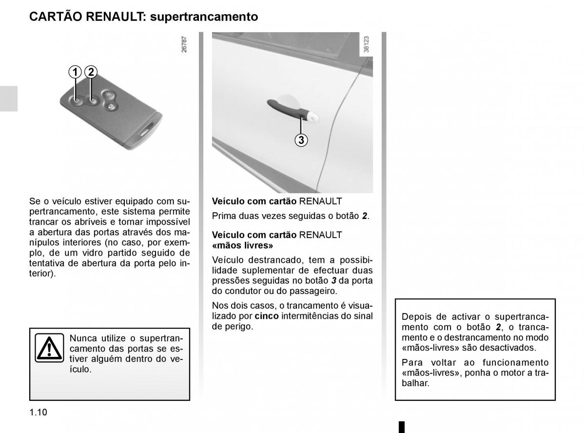 Renault Captur manual del propietario / page 16